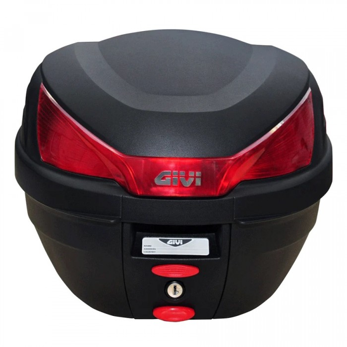 Givi 27L Monolock Top Box (Black) Universal Mounting Plate Included 